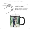 Creative DIY photo Mug Magic Mug Heat Sensitive Ceramic Mugs Color Changing Coffee Mugs Milk Cup Gift Print Pictures ► Photo 2/6