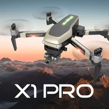 

X1 PRO GPS Drone 4K ZOOM Camera Four-axis Aircraft Self-stabilizing Gimbal 5G WIFI RC Quadcopter Helicopter drones toys