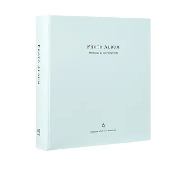 

6-Inch 200 Pockets Solid Book Photo Albums Frame Decoration for Wedding Family Memorial Baby Scrapbooking Fotograf Album Card ID