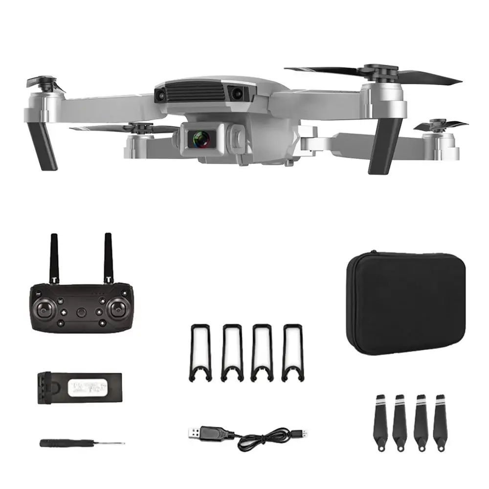 E98 RC Drone with 4K HD Camera Headless Mode Altitude Hold Foldable Quadcopter Toys Remote Control Drones for Kids Birthday Gift