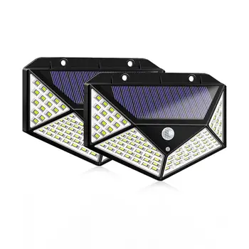 

100LED Solar Light Outdoor Solar Lamp 3 Modes PIR Motion Sensor Waterproof Yard Path Street Security Solar Lamp for Garden Decor