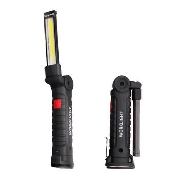 

Portable Fold Flashlight with Magnetic COB LED Car Repair Lamp