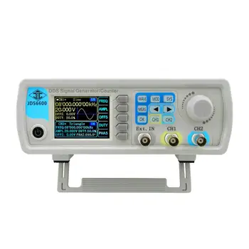 

JDS6600 Series Digital Control Dual-Channel Frequency MeterDDS Function Signal Generator Arbitrary Sine Waveform Frequency Meter