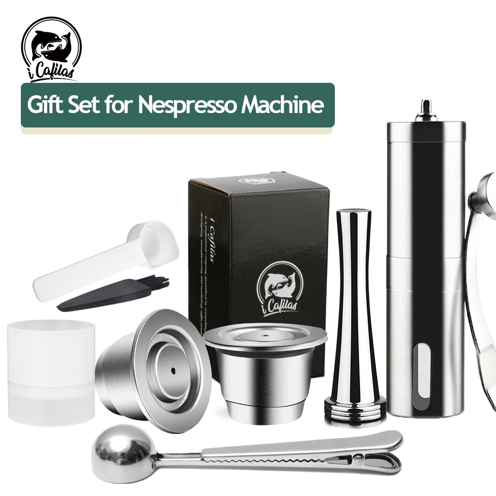 Многоразовая капсула для кофе iCafilas Krups Inissia Nespresso De'Longhi 203549 Сменный фильтр