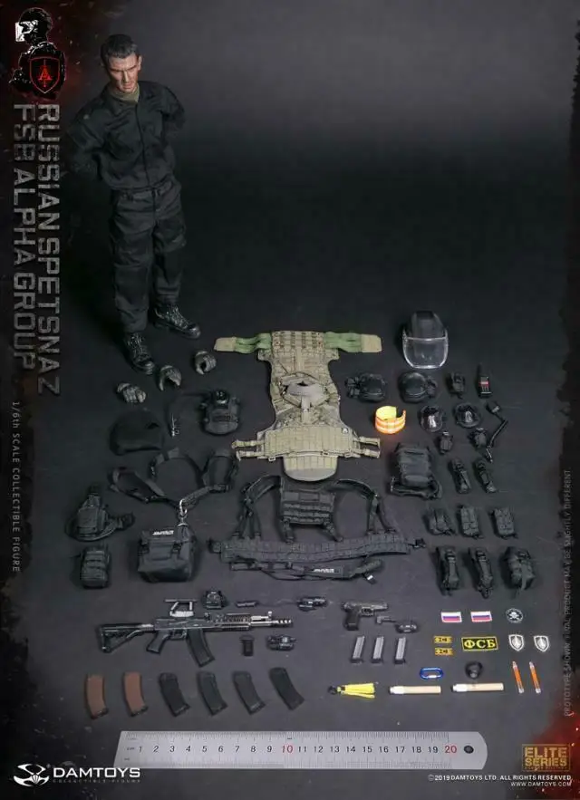 Коллекция 1/6, коллекционный полный набор, Мужская фигурка, 78064, русский спецназ, FSB Alpha Group, коллекция для фанатов, подарки на праздник