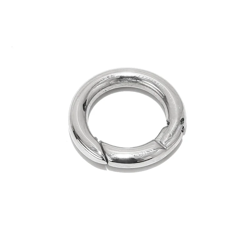 10pcs Ring 304 Stainless Steel Spring Gate Rings O Rings Snap Clasps  15/16/17/20mm For DIY Jewelry Making Supplies Accessories - AliExpress