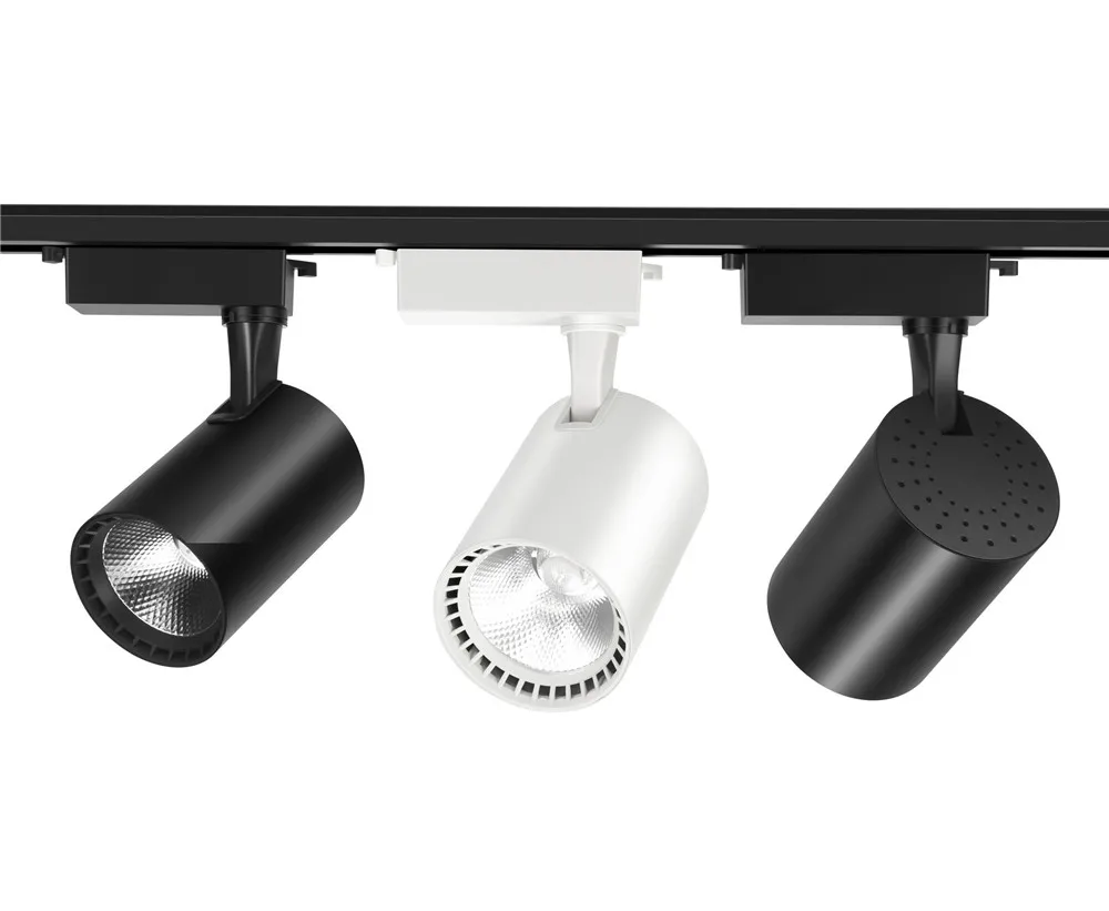 Description Picture 3 of itemLED Track Light 12/20/30/40W COB Ceiling Track Lights Rail Spotlight Aluminum Track Spot Lamp Fixture Shop Window lighting 220V