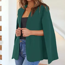 Blazer para mulher mangas de relógio soild cor verão outono natal escritório senhoras trabalho wear elegante moda elegante terno elegante blazers