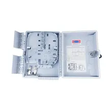 10 шт./коробка из 16 портов FTTH Волоконно-оптическая коробка для оптоволоконного сплиттера, распределительная коробка для кабеля