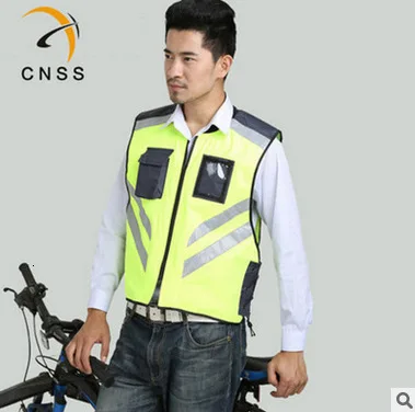 Светоотражающий Жилет мотоциклетный велосипедный костюм Светоотражающая куртка одежда жилет