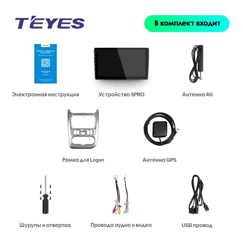 Cheap TEYES SPRO For Renault Logan 1 2010-2016 Car Radio Multimedia Video Player Navigation GPS Android 8.1 No 2din 2 din dvd 5