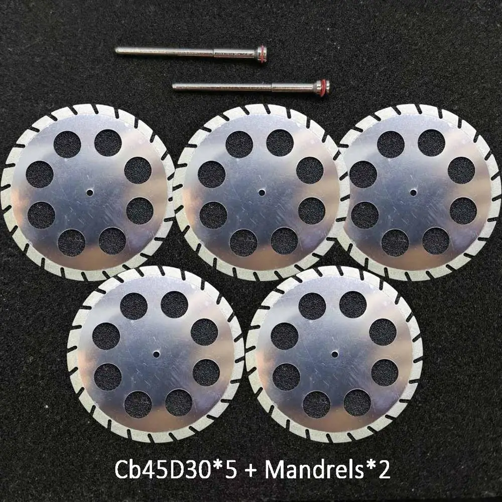5pcs Dental Lab diamond Double sided cutting disc for Dental Cutting