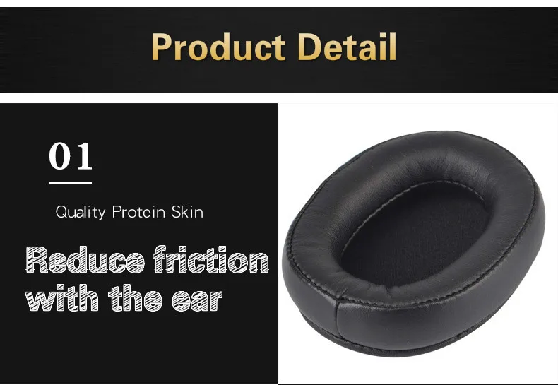 High-quality Headset Foam Cusion Replacement for Audio-technica ATH-AR5BT AR5IS Earpads Soft Protein Sponge Cover Comfortable