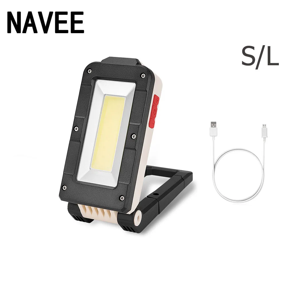 

COB LED Car Worklight 4Modes Flashlight USB Rechargeable Flexible Foldable Magnetic Worklight For Emergency Inspection Lamp