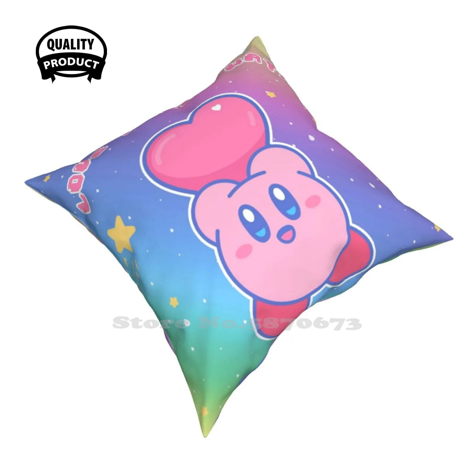 Rainbow Love Peace! Federa Per Cuscino Chibi Kawaii Rainbow Anime Anime Anime Switch Super Smash Bros Super Smash Bros