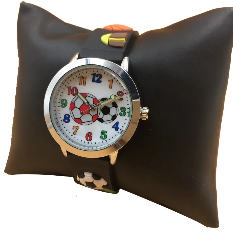 free drop shipping new 2020 hot fashion kids watches jelly silicone football watch girl students wristwatches (21)