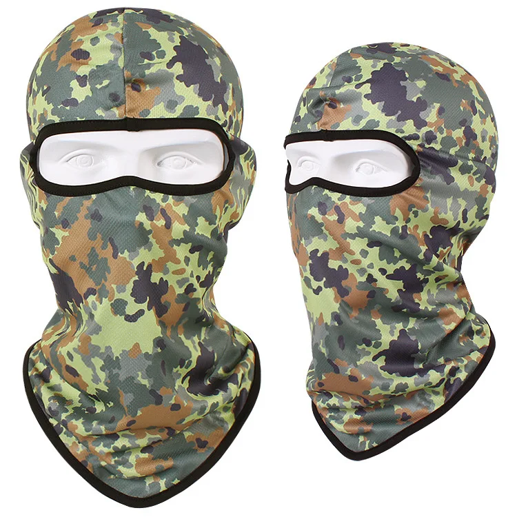 Сетка лайкра Военная маска для лица против пыли специальная сила тактическая Балаклава спортивная для езды на велосипеде катание на лыжах шеи грелка cs шарф - Цвет: color 4