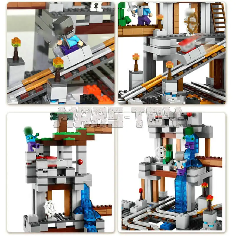 The Mine Set Building Blocks With Steve Action Figures Compatible 21118 Bricks Building Blocks Sets Toys The Mine Set Building Blocks With Steve Action Figures Compatible 21118 Bricks Building Blocks Sets Toys