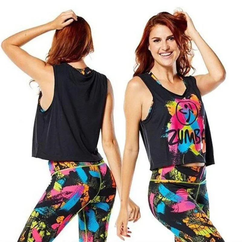 Yoga Kleding Zumba Dans Kleding Fitness Zomer Aerobics Sportkleding Dames  Yoga Workout Tops Running Vest Z1129|Hardloop Tshirts| - AliExpress