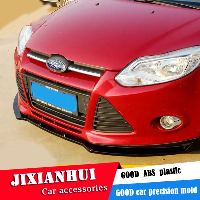 Для FORD Focus Body kit спойлер 2012-2014 для ABS задний бампер диффузор защитные бамперы |