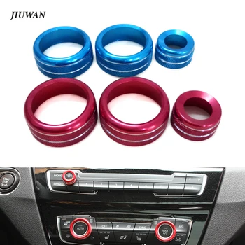 

3 Pcs Air Condition Knobs Volume Control Button Circle Decoration Ring Cover For BMW 1 2 3 4 Series F30 F34 F46 GT X1 F47 13-18
