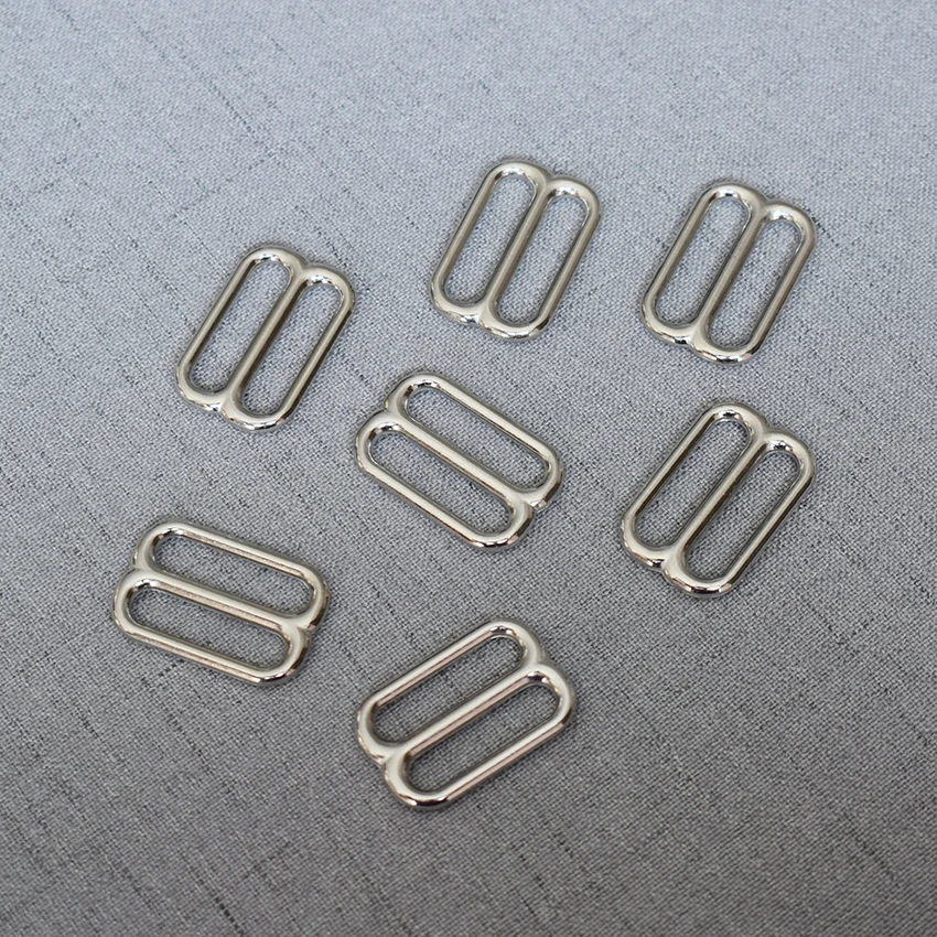 

100 Pcs/Pack 25mm Silver Metal Buckle for Handbag Web Belt Adjust Round Buckles Slider DIY Leather Accessory 25BXK-Y