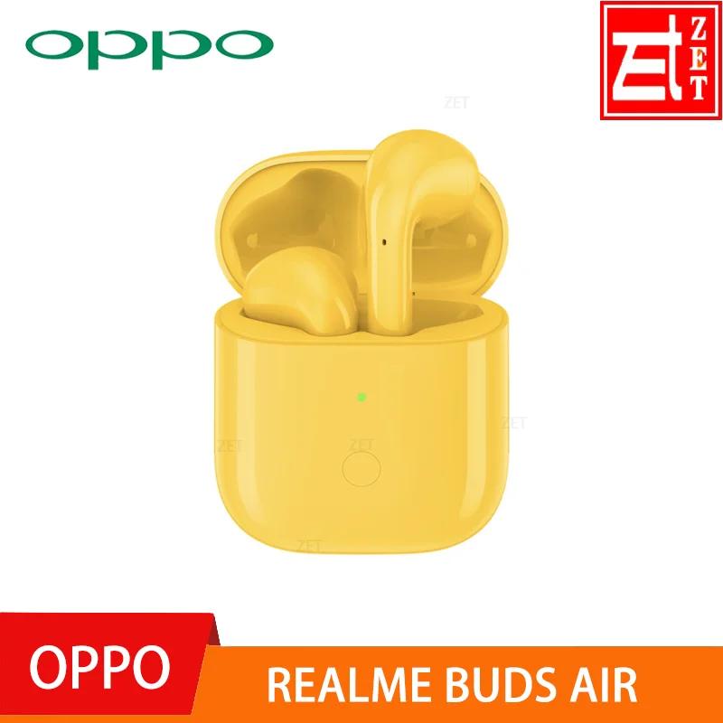  Оригинальные наушники Realme Buds Air TTWS, настоящие беспроводные bluetooth наушники, гарнитура с двойным микрофоном, беспроводное управление зар…