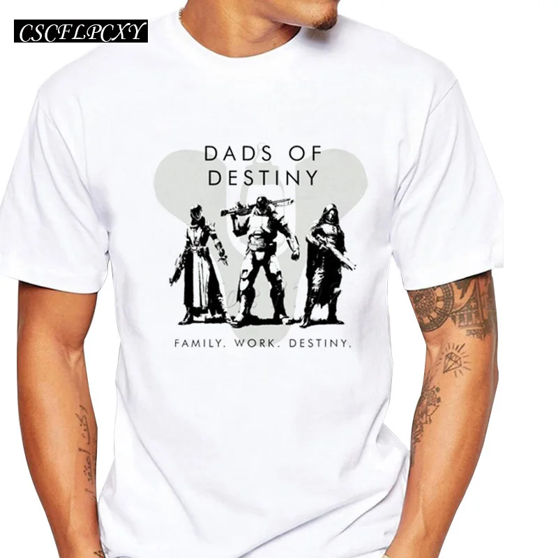 

Newest 2019 men's fashion short sleeve Dads of Destiny design t-shirt funny tee shirts Hipster O-neck popular tops