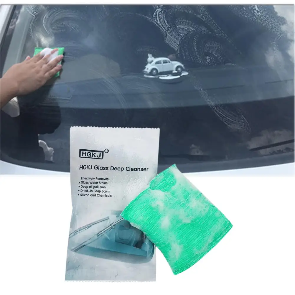 Новая мода HGKJ Автомобильная стеклянная масляная пленка для удаления царапин Чистящая губка Прямая поставка