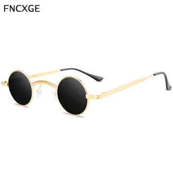 

Round Sunglasses Women Men Vintage Rap Punk Style Hip-Hop Small Sun Glasses Metal Frame Eyewear Retro Gafas De Sol Retro Eyewear