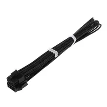 Câble d'alimentation PCI E 8 broches (6 + 2) mâle à femelle, 30/40CM, noir, pour PC