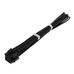 Câble d'alimentation PCI E 8 broches (6 + 2) mâle à femelle, 30/40CM, noir, pour PC 