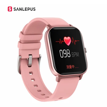 

SANLEPUS IP67 P8 Smart Watch Wristband Men Women Sport Clock Heart Rate Monitor Sleep Monitor Smartwatch tracker for phone