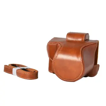 

Pu Leather Camera Bag Case Cover Pouch For Canon Eos M5 M50 Protection Durable Portable Camera Accessories