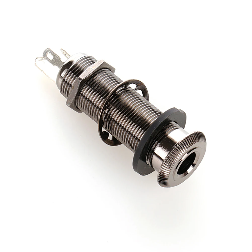 

Copper 6.35mm 1/4 Inch End Pin Endpin Jack Socket Plug Mono Output for Acoustic and Electric Guitar Accessories