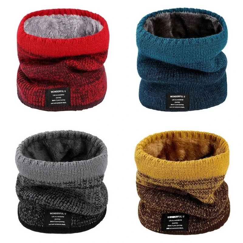 Luxurious Knitted Fleece Winter Scarf & Neck Warmer