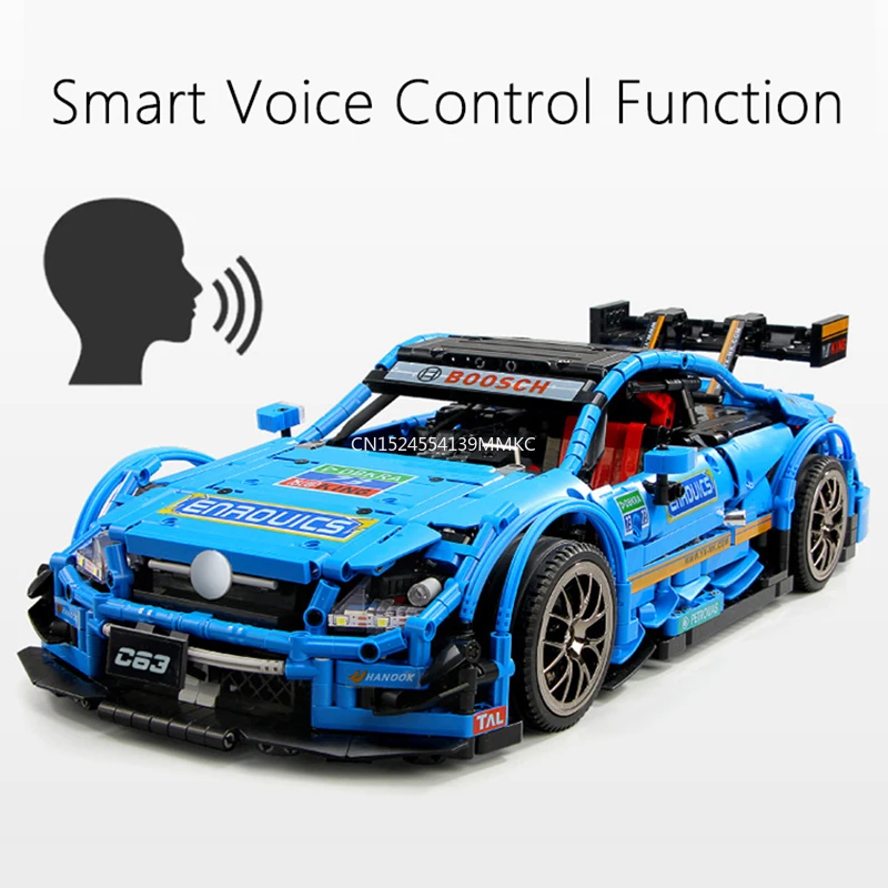 

IN STOCK C63 technology series 13073 1970Pcs Compatible MOC-6687 APP programming remote control RC Car Set Building Blocks Toy