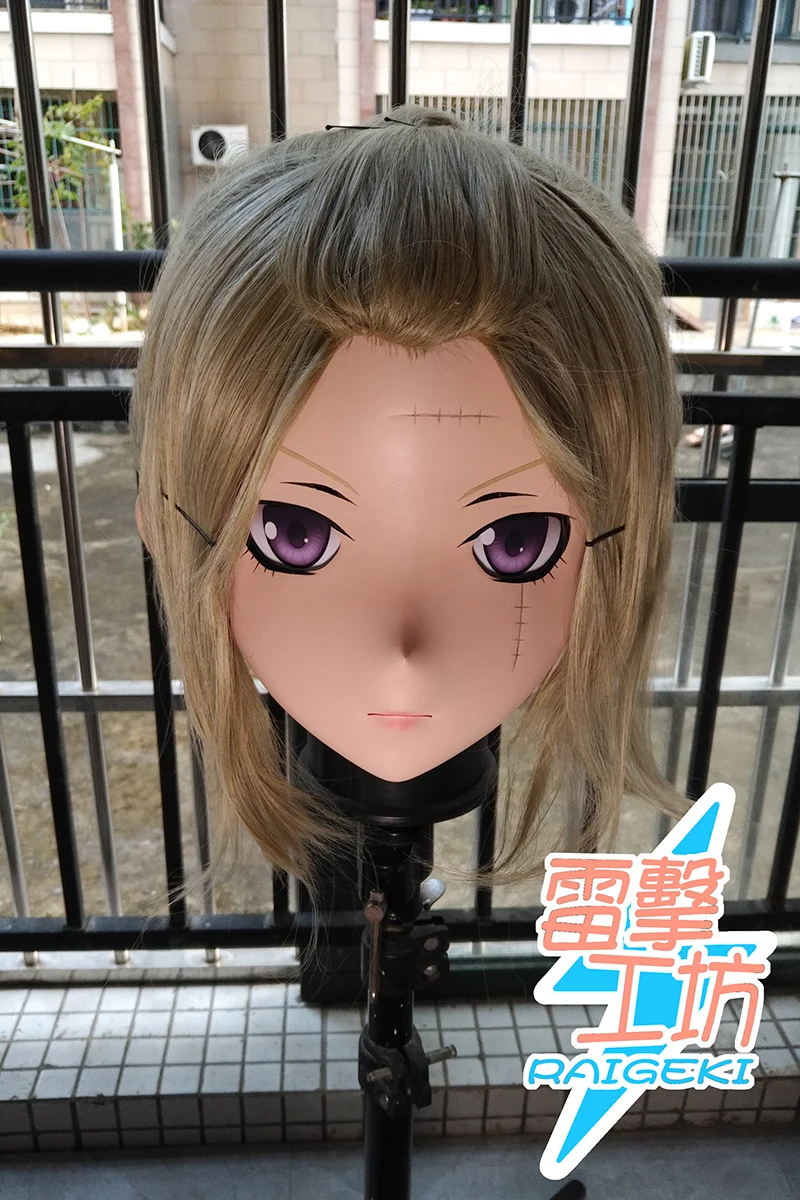 RAIGEKI MAKS 06) Смола 3/4 голова женщина/девушка кигуруми аниме Карнавальная маска кроссдресс Япония роль Лолита Трансвестит кукла BJD Cos
