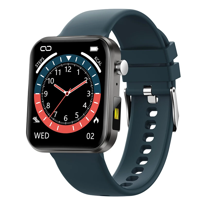 2021 New Body Temperature Smart Watch Women Full Touch Men Smartwatch IP68 Waterproof Fitness Bracelet LED light for Android IOS 