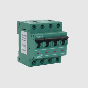 

DC Circuit Breaker 4P 63A 1000V Circuit breaker MCB C Type TUV & CE Certificate