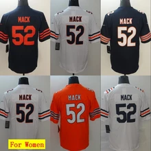Все сшитые мужские wo Мужские Молодежные Дети th Chicago Khalil Mack 52 Джерси 1