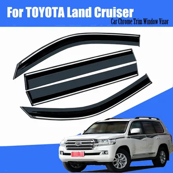 

For TOYOTA Land Cruiser Car Sun Window Visor Rain Guard Vent Shade Accessories 4Pcs
