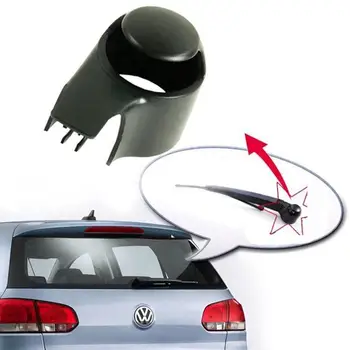 

Black Rear Wiper Washer Arm Blade Cover Cap For MK5 Golf Passat Tiguan Touran Caddy Replacement High quality