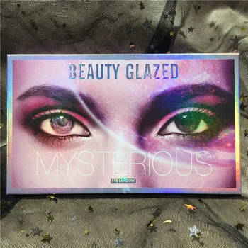 

BEAUTY GLAZED Makeup 18 Colors Pallete Mysterious Matte Shimmer Glitter Eyeshadow Powder Waterproof Pigmented hudas Palette