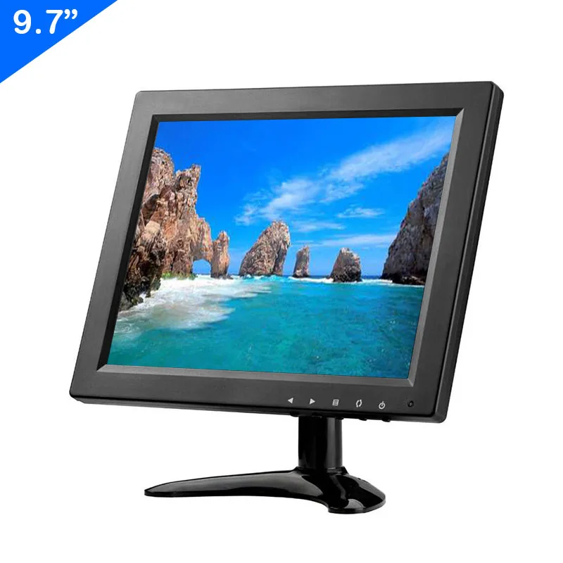ZHIXIANDA 10 дюймовый IPS 1024*768 BNC HDMI AV VGA USB Вход Промышленный Портативный настольный