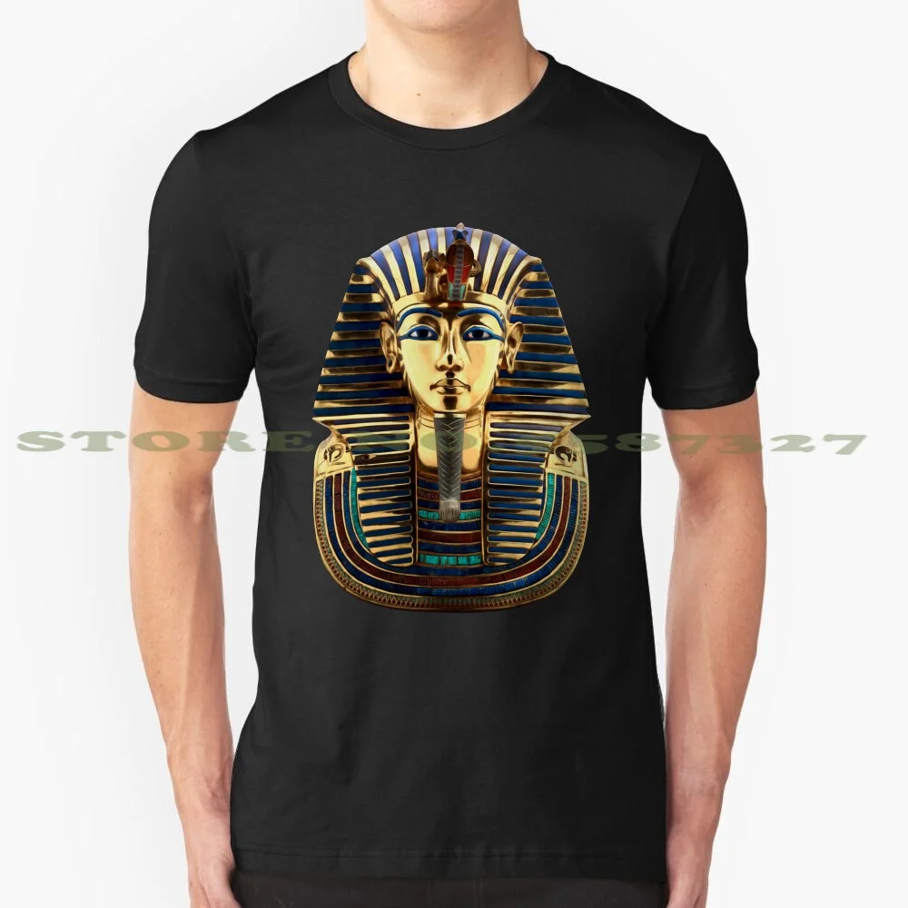 Летняя забавная футболка Tutankhamun для мужчин женщин тутанхамун золото Египет РА