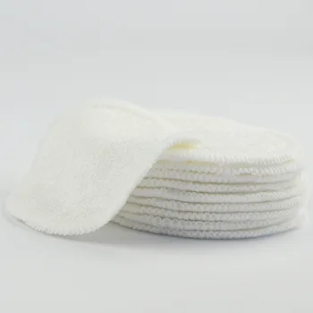 

5Pcs/lot Reusable Cotton Pads Make up Facial Remover Double layer Wipe Pads Nail Art Cleaning Pads Washable with Laundry Bag
