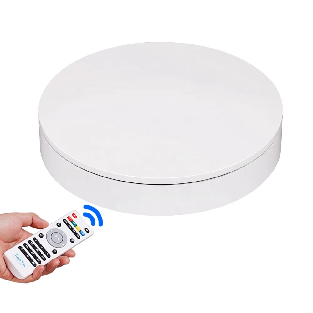 Remote Control Electric Rotating Turntable Display Stand Lazy Susan Base Automatic Rotary Revolving Exhibition Platform (5)