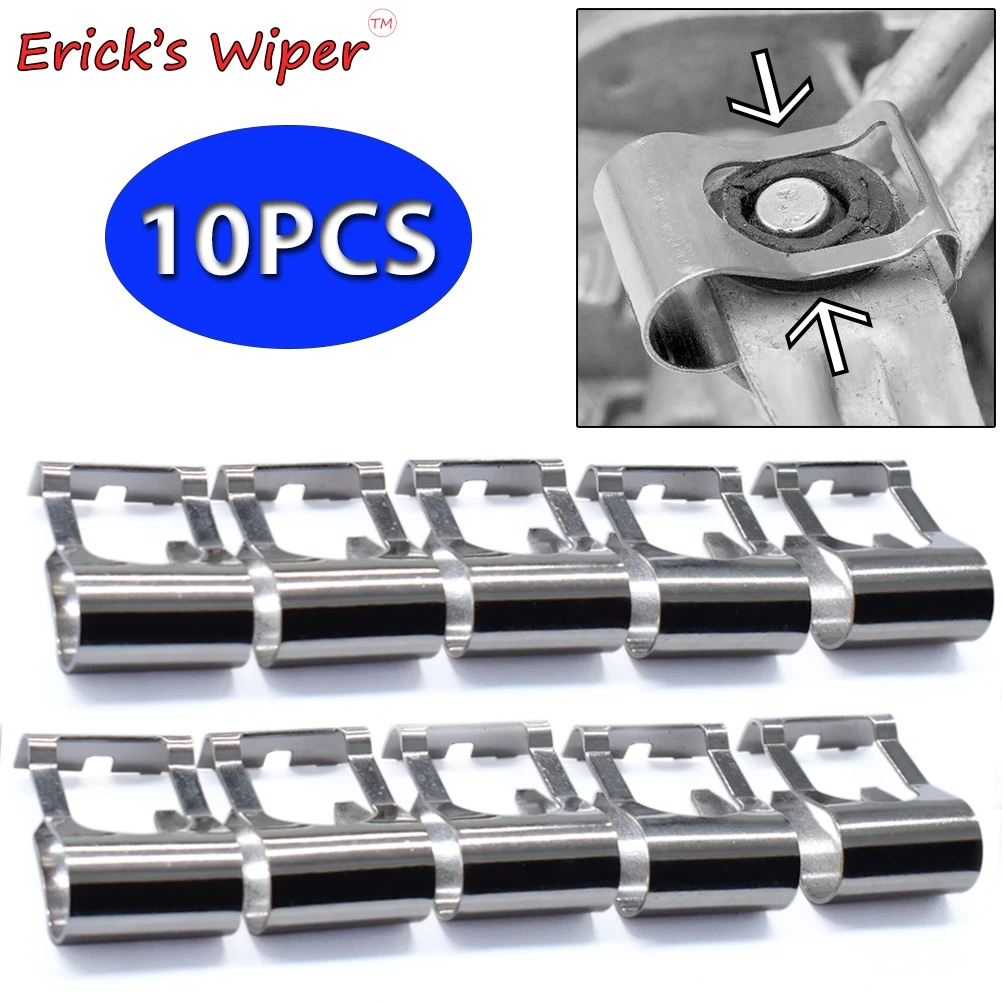 Erick's Wiper 10Pcs/lot Universal Front Windscreen Wiper Link Linkage Rods Repair Clip Spring - 1 YEAR GUARANTEE low price auto glass