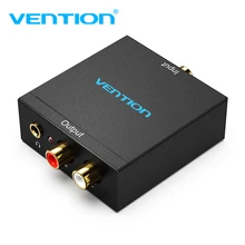 Vention Digital to Analog Audio Converter DAC Digital SPDIF Optical to Analog L/R RCA Converter for PS3 HD DVD PS4 TV Home new